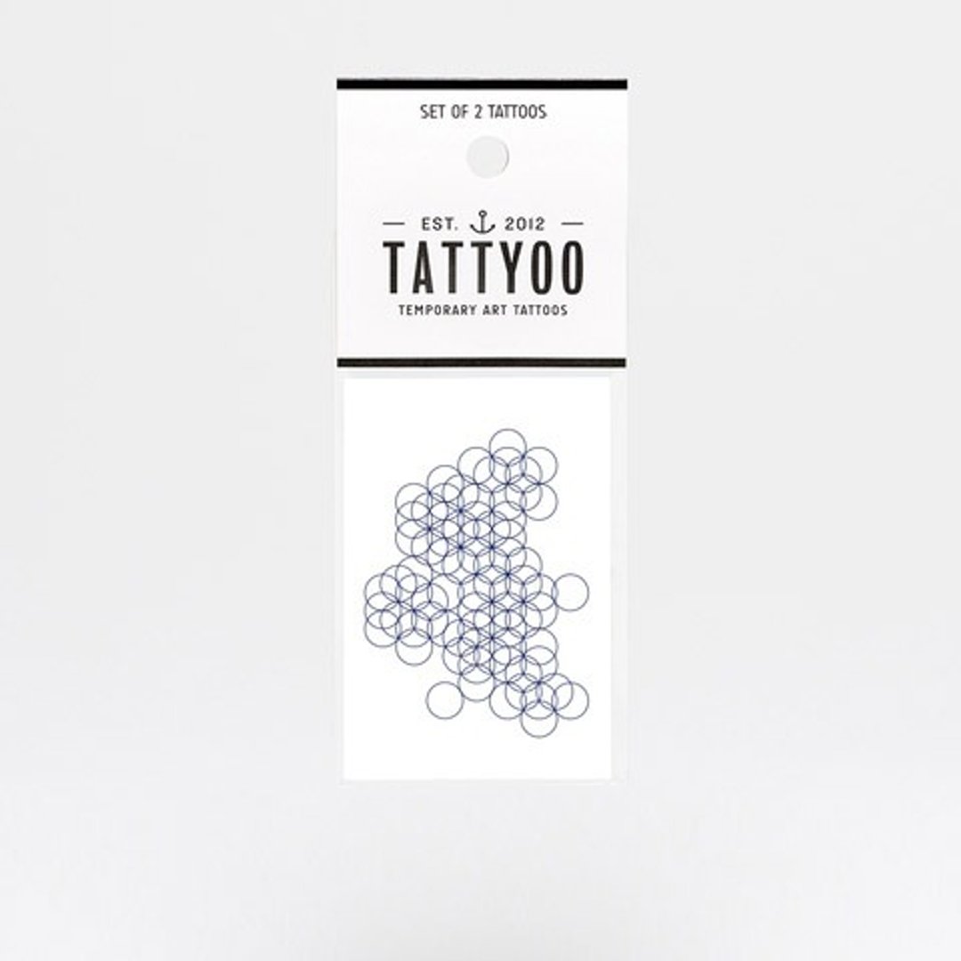 CIRCLES 刺青纹身贴纸 | TATTYOO - 纹身贴 - 纸 蓝色
