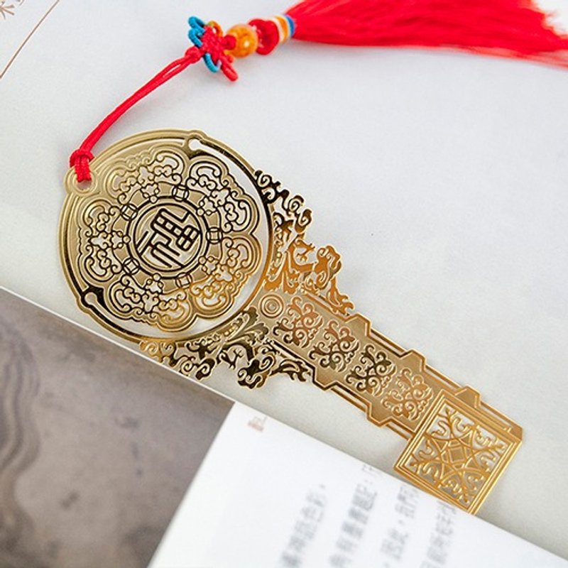 五福临门书签-金 - 其他 - 其他金属 灰色