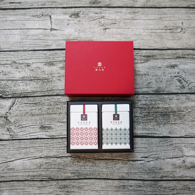 【御山坊】金点设计茶礼盒 (阿里山乌龙+日月潭红茶) 热销商品 - 茶 - 新鲜食材 绿色