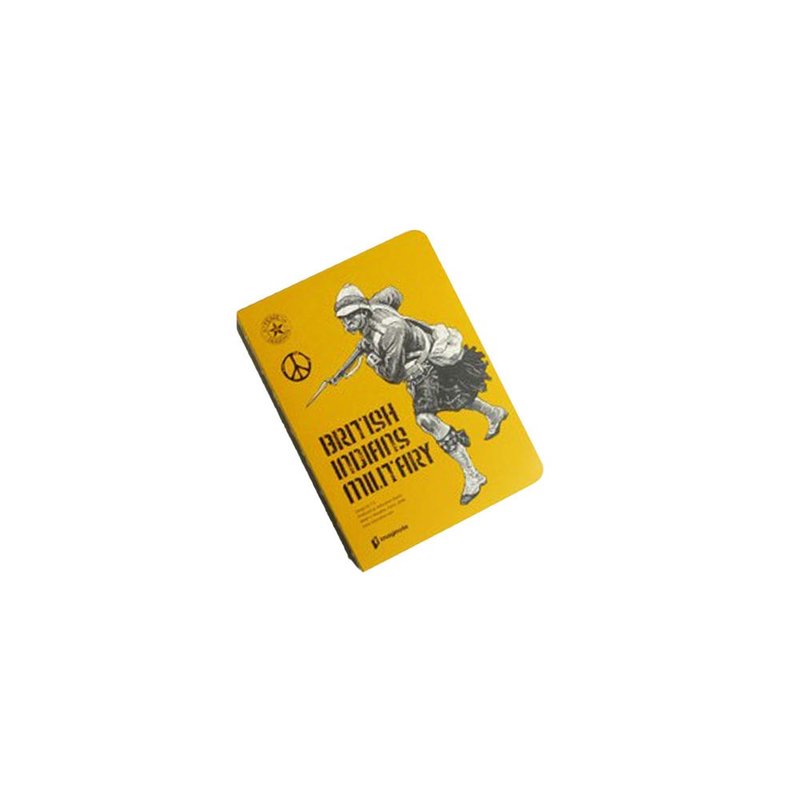 九口山原创48page牛皮纸线装-印度大兵 - 笔记本/手帐 - 纸 黄色