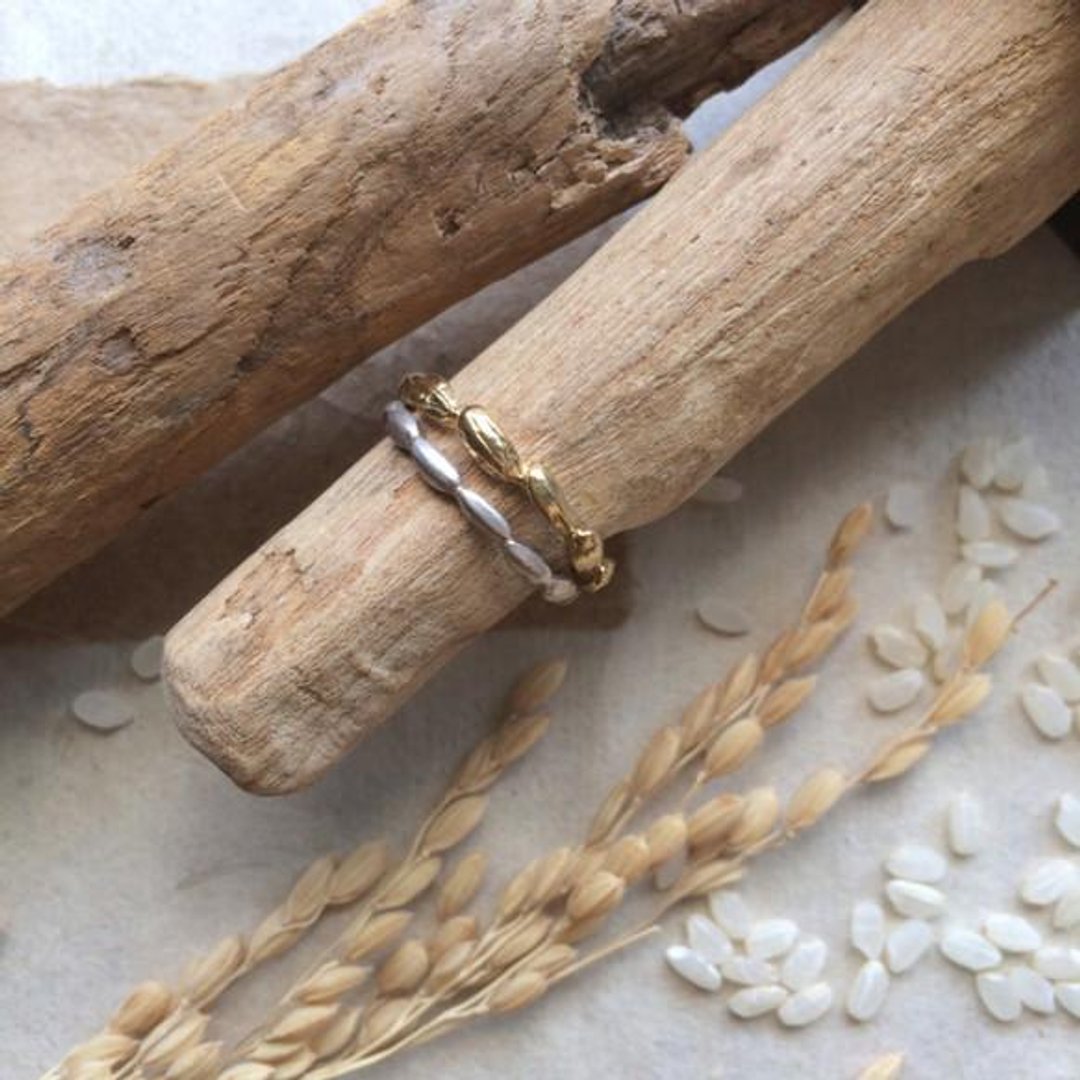 * Grain Series * grain of rice ring - 戒指 - 其他金属 