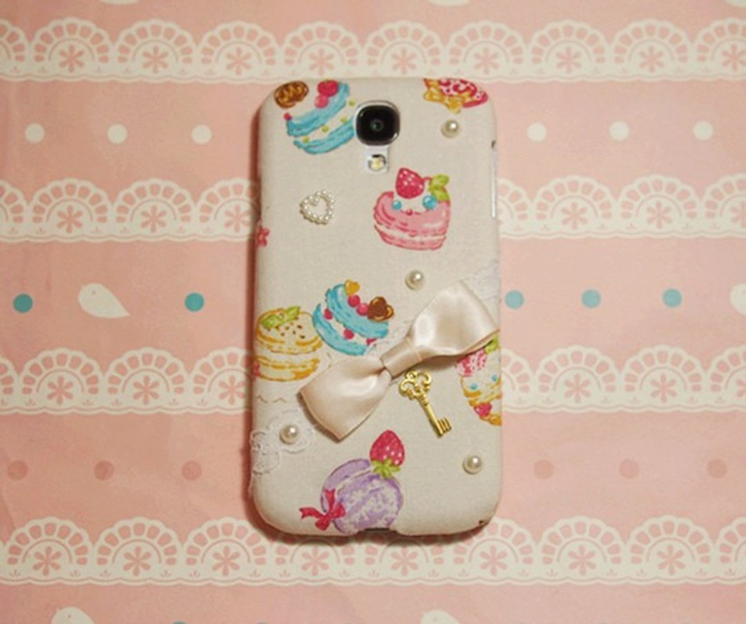 布艺 日系马卡龙小甜点蝴蝶结 保护套 手机壳  Apple iPhone 6+ 6 plus 5s 5 4s HTC Butterfly 2 Butterfly S eye M9 - 手机壳/手机套 - 其他材质 黄色
