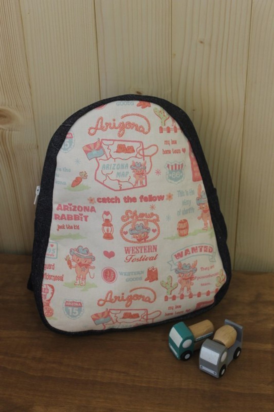 欧蕾塔生活杂货店【我的吐司面包-粉牛仔猫款】儿童背包 限量品 - 妈妈包 - 其他材质 红色