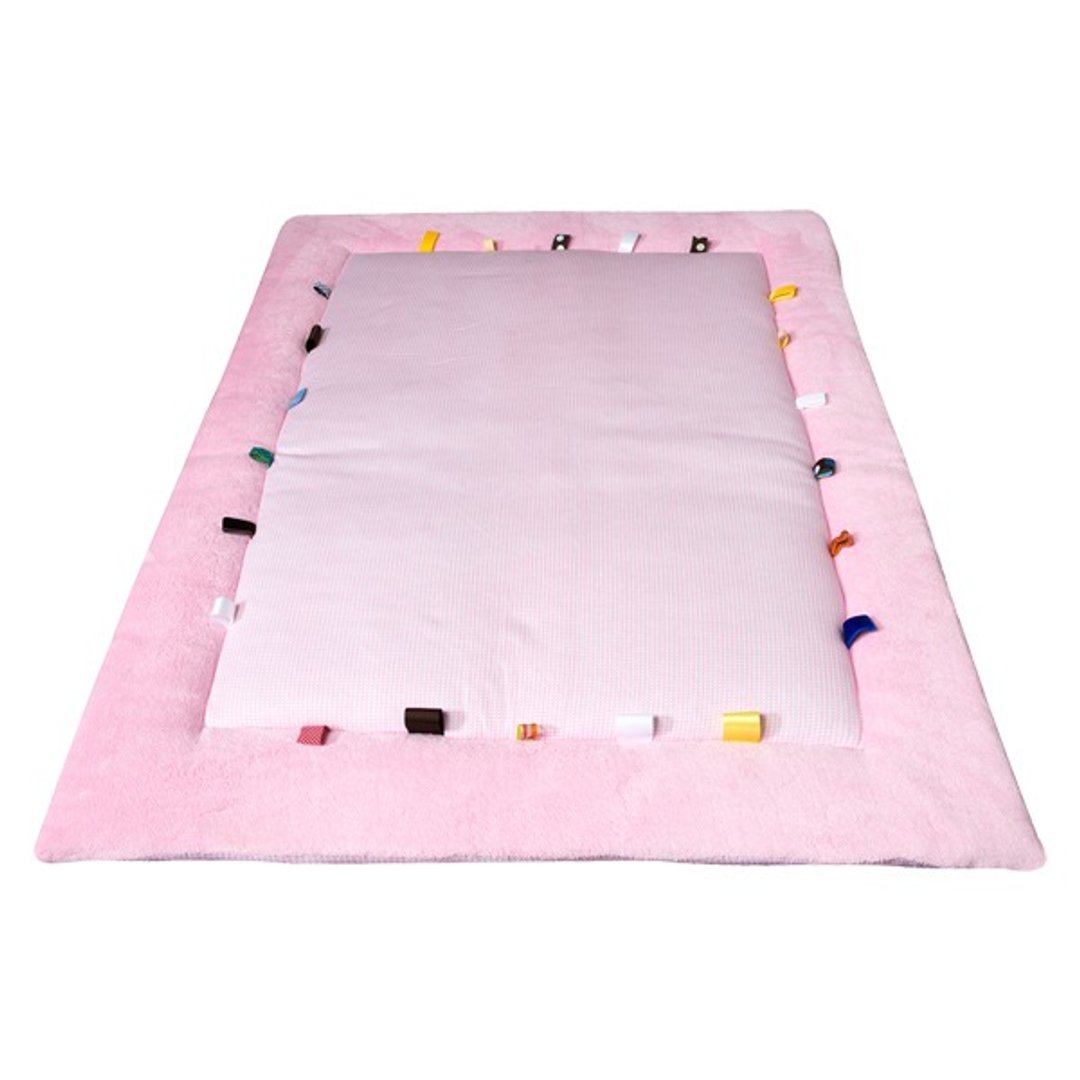 ‘荷兰Snoozebaby’布标游戏床垫-宝贝红 - 玩具/玩偶 - 棉 粉红色