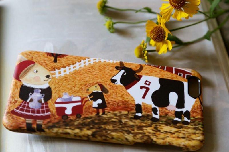 瑞士牛奶手机壳 - 手机壳/手机套 - 塑料 橘色