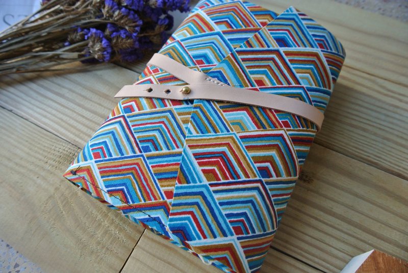 慵懒的季节/手工笔记本/日记本/记事本/手帐/皮革绑带 - 笔记本/手帐 - 纸 蓝色