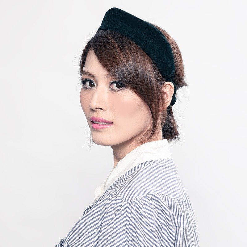 也许像星星 好烦小姐 松紧版发带 绒布 - 发饰 - 其他材质 绿色