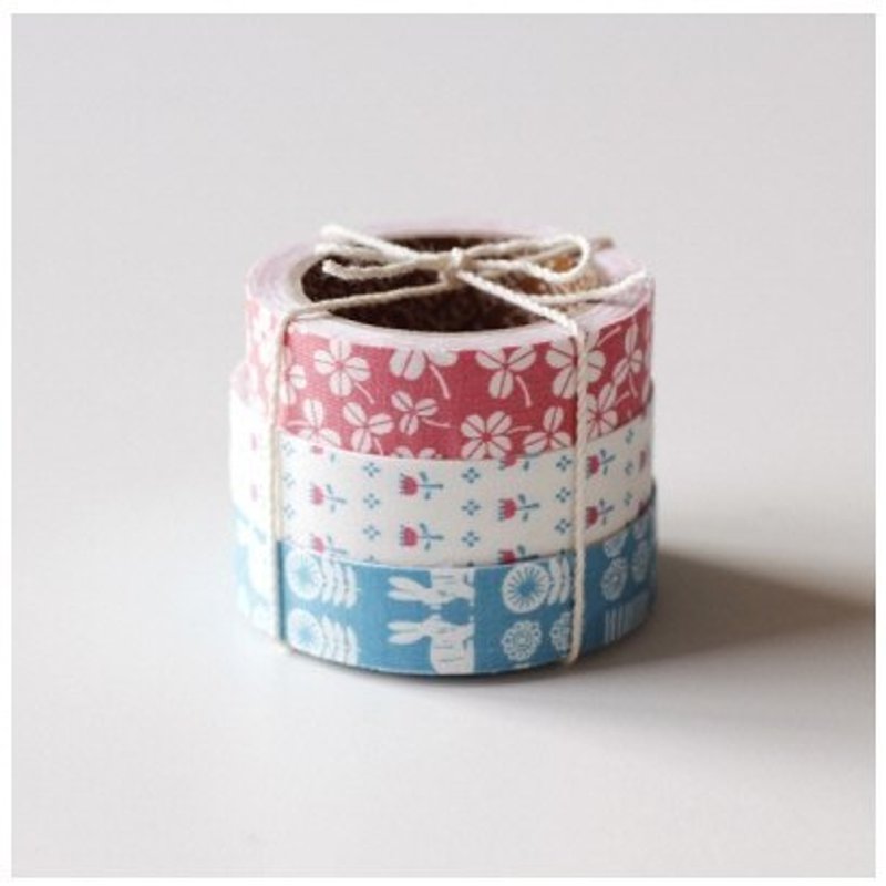 Dailylike fabric tape 北欧风布胶带(三入) 21-alley,E2D94968 - 纸胶带 - 其他材质 多色