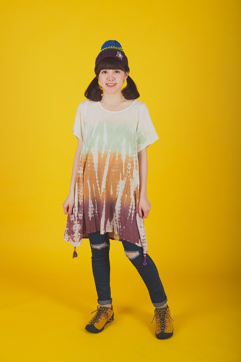 ☼saibaba ethnique // 渲染特殊剪裁衣☼ - 女装上衣 - 棉．麻 多色