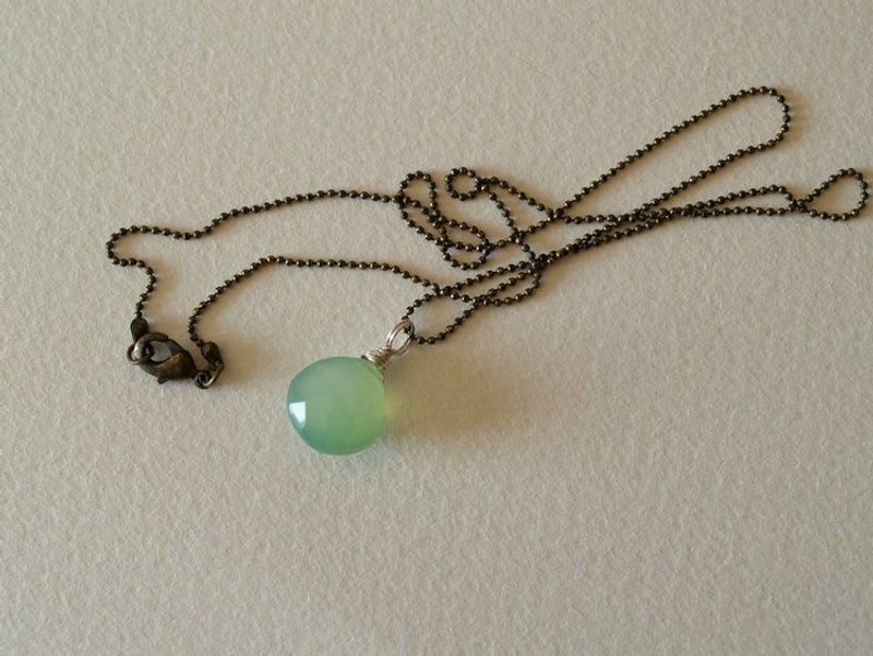 OldNew Lady-宝石系列项炼-蛋白绿 - 项链 - 宝石 