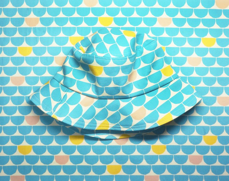 好少女渔夫帽 | 天蓝小圆旗 / 最后一顶 女生 M - 帽子 - 其他材质 蓝色