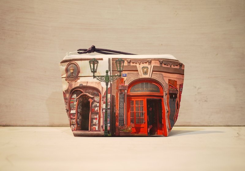 【好好去旅行】水饺型化妆包【美好的华丽年代】 - 化妆包/杂物包 - 其他人造纤维 金色