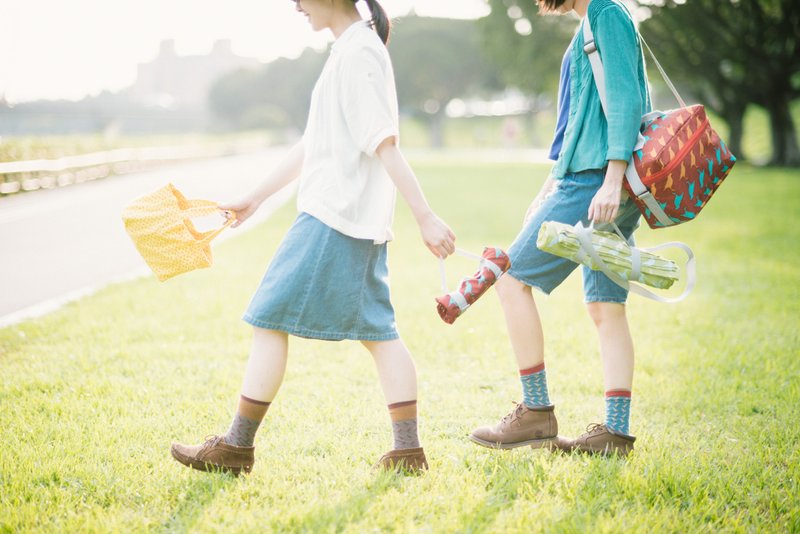 二人野餐垫与保冷袋特惠组合 - 野餐垫 - 防水材质 