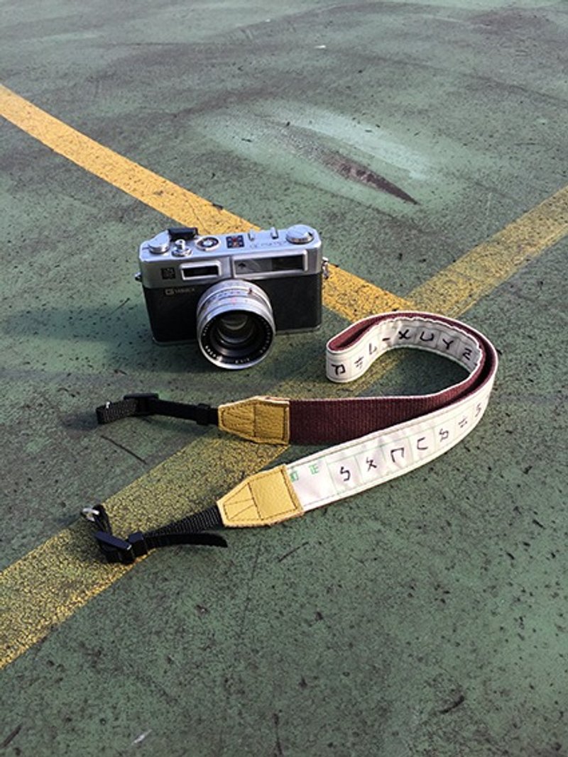 相机背带 Camera Strap - 注音 - 相机背带/脚架 - 棉．麻 白色
