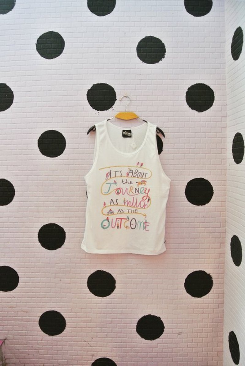 我不是文青我只是瘀青．凉凉背心 - 女装背心 - 其他材质 白色