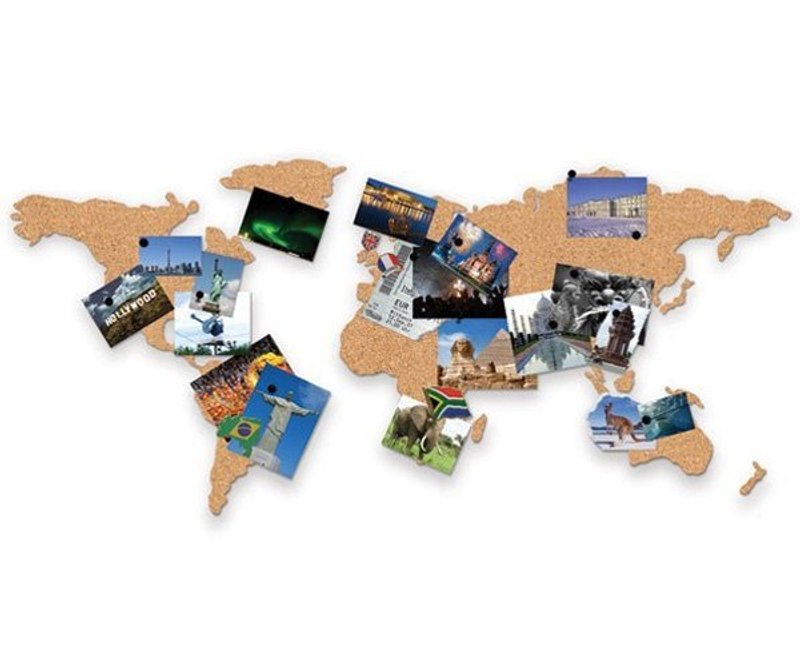 软木世界地图 - 墙贴/壁贴 - 其他材质 