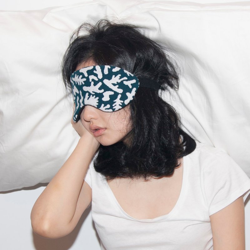 Lee专属卖场-珊瑚白化 / 舒眠眼罩-蓝白色 - 其他 - 其他材质 蓝色