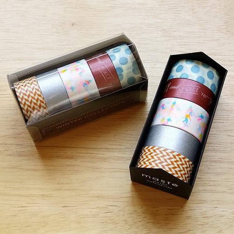 maste 和纸胶带 Winter Xmas【5入组-滑雪 (MST-MKT36-B)】 - 纸胶带 - 纸 多色