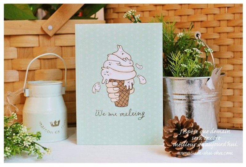 香草牛奶冰淇淋 B6万年历记事本 - 年历/台历 - 纸 