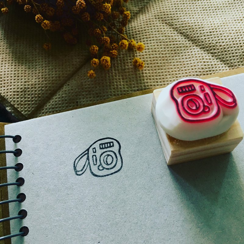 Deerday手刻图章 - 拍立得手帐章 - 印章/印台 - 橡胶 紫色