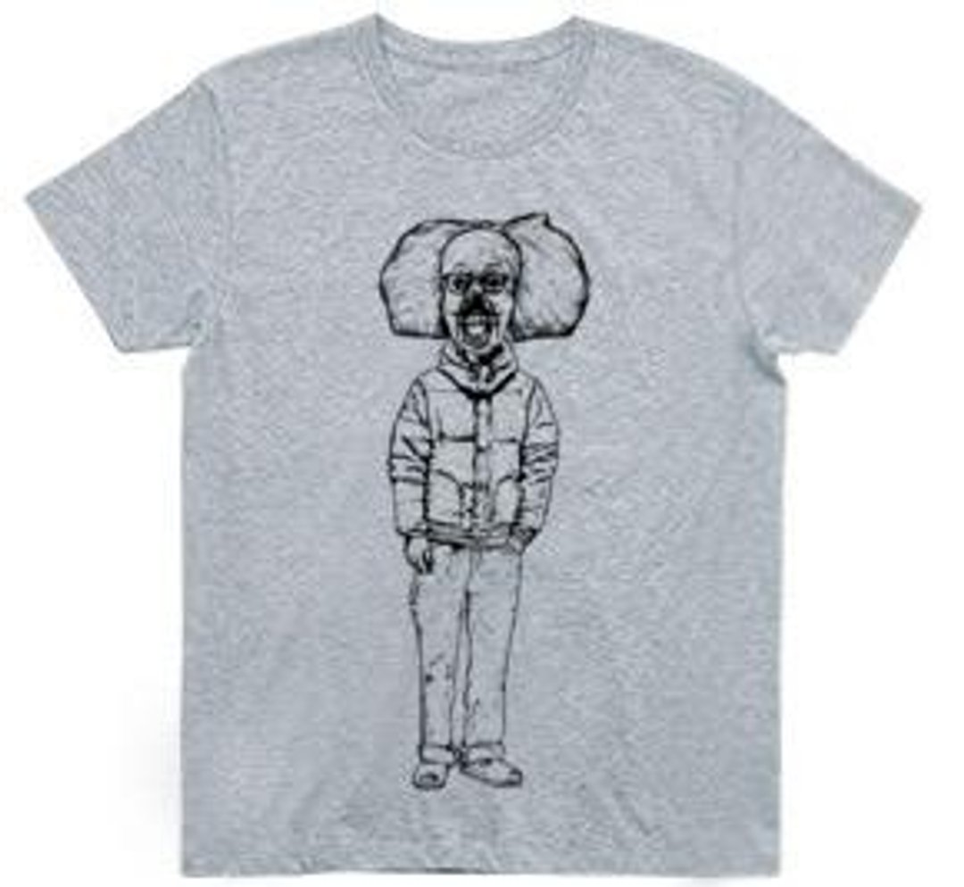 T-shirts Pierrot outdoor (4.0oz gray) - 男装上衣/T 恤 - 其他材质 