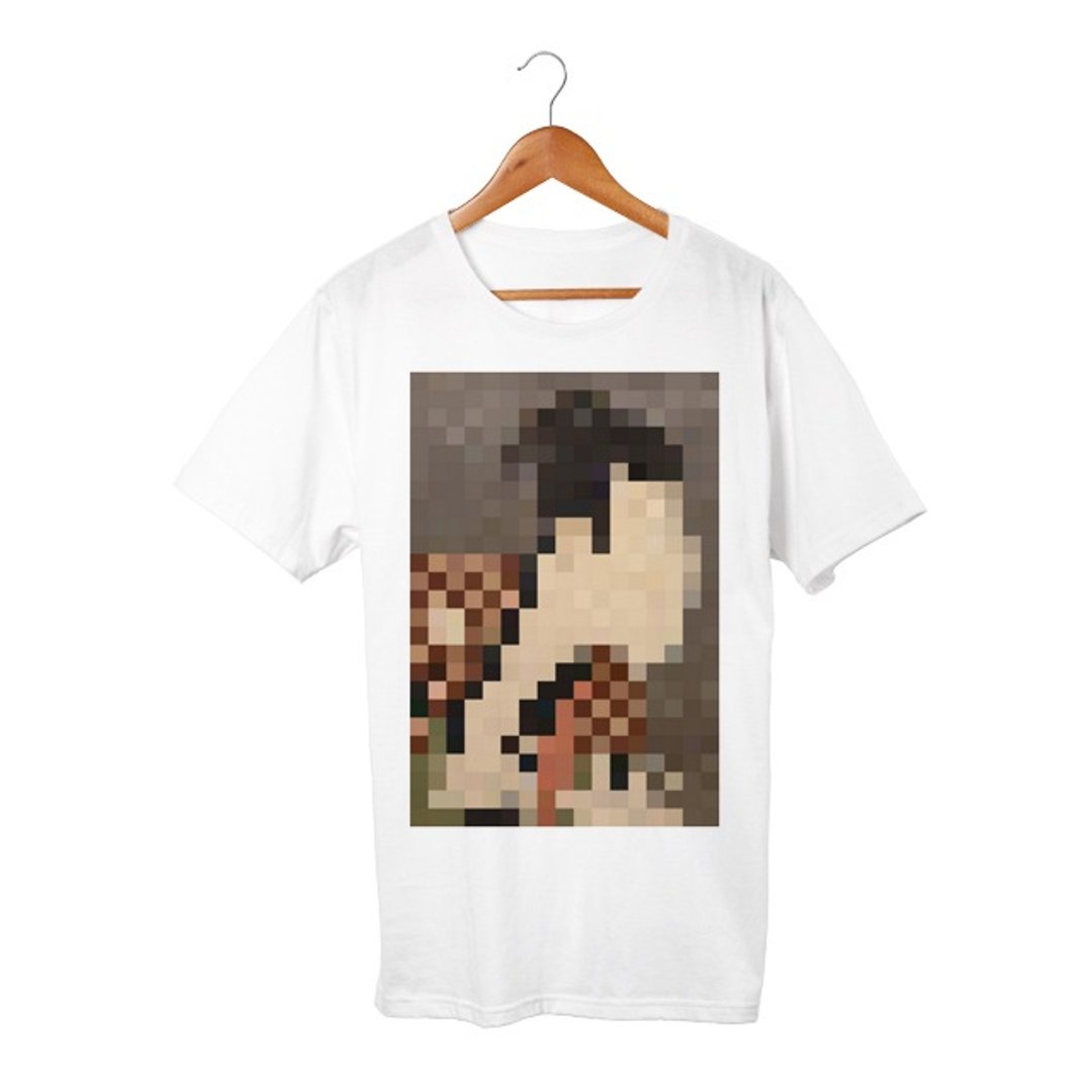 Mosaic T-shirt - 男装上衣/T 恤 - 棉 白色