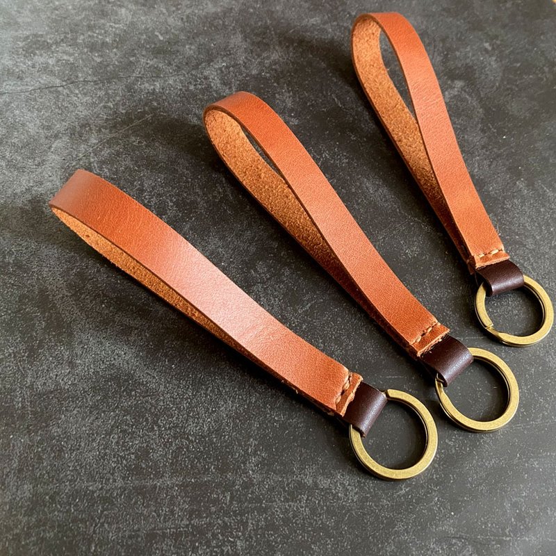 u6-jp6 个性皮革钥匙圈 - 钥匙链/钥匙包 - 真皮 咖啡色