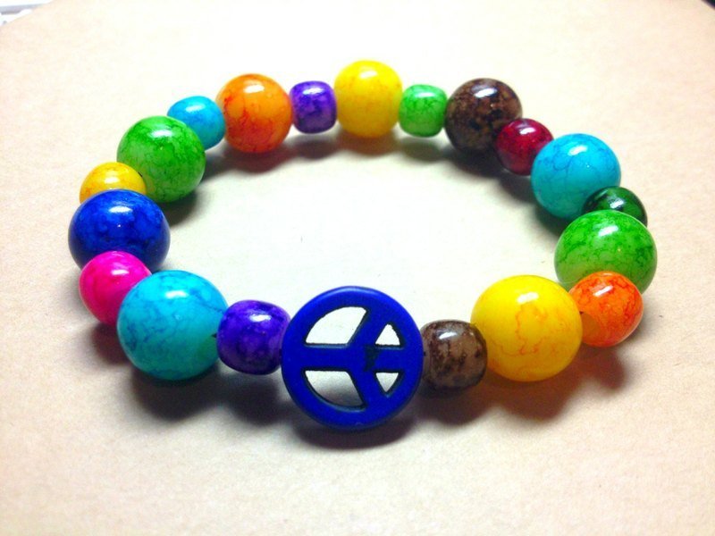 PEACE缤纷版 - 手链/手环 - 其他材质 多色