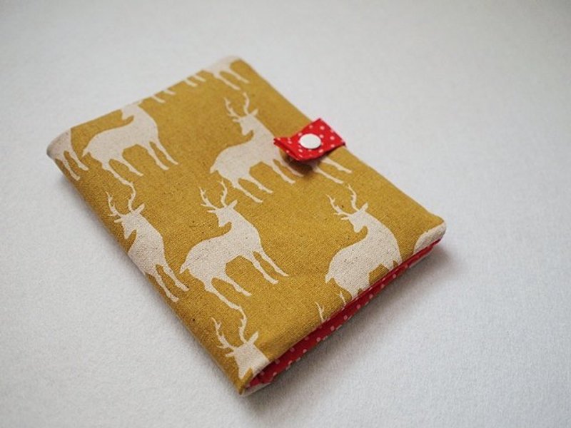 hairmo。奔腾麋鹿护照套 / 存摺套 / 卡片夹 - 护照夹/护照套 - 其他材质 金色