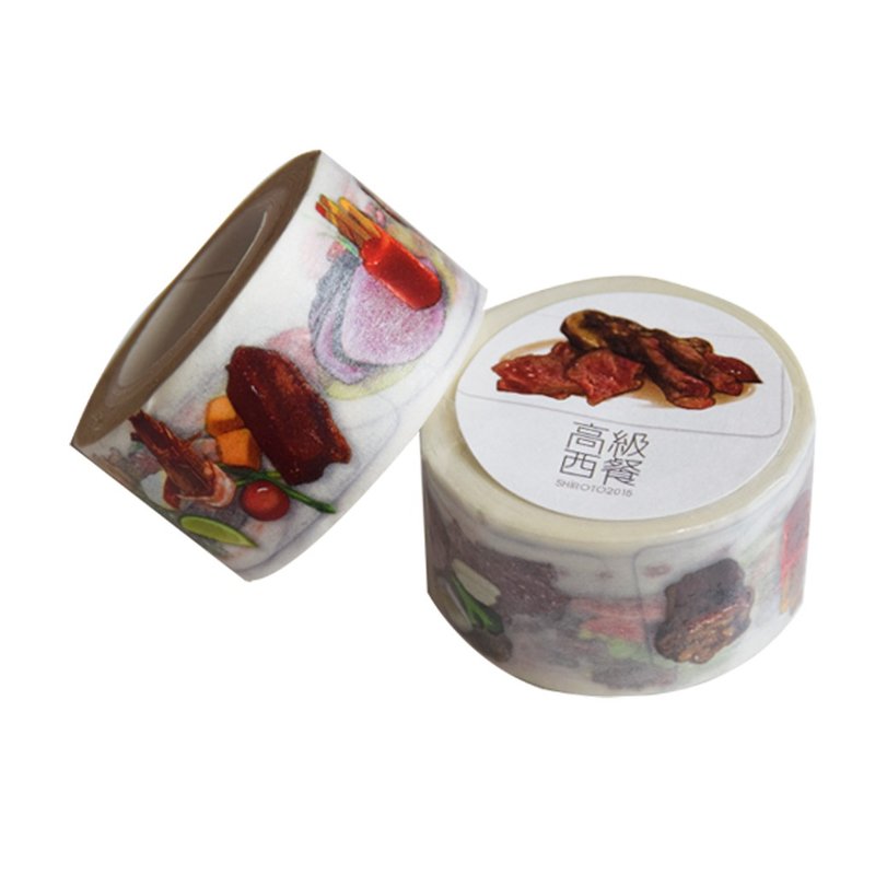 高级西餐-纸胶带 - 纸胶带 - 其他材质 多色