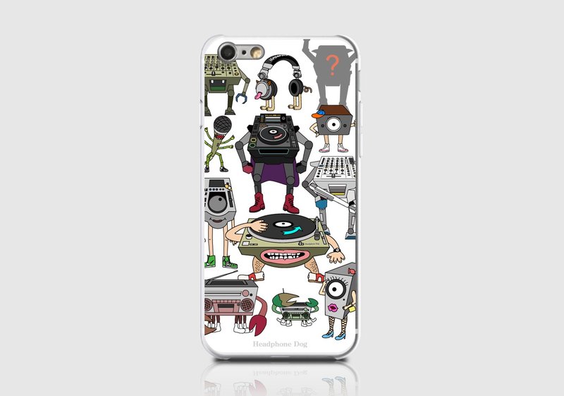 HeadphoneDog手机壳/保护壳 - 经典设计白 - 手机壳/手机套 - 塑料 白色