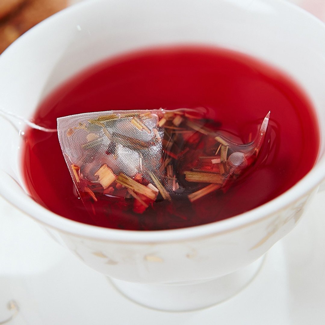 覆盆子莱姆果味茶(8入/袋)│三角立体茶包·无咖啡因花草茶 - 茶 - 其他材质 粉红色