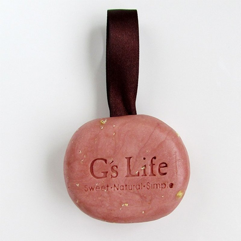 纯净手揉─玫瑰燕麦手揉皂 - 沐浴用品 - 植物．花 粉红色