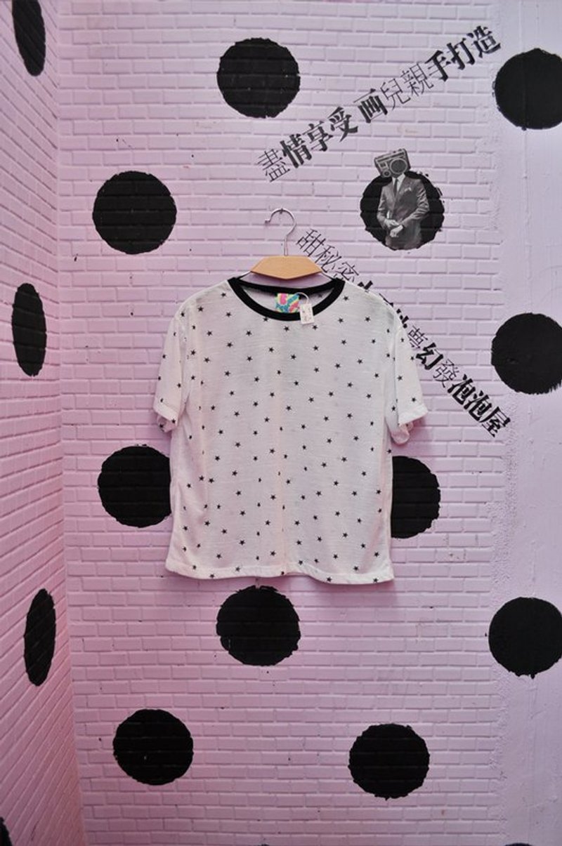 简单就好．透气舒适星星T - 其他 - 其他材质 白色