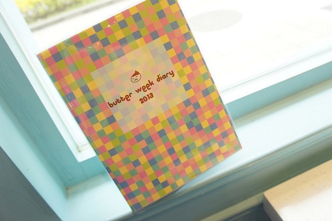 2013 butter week diary 奶油周年历 - 方块 - 年历/台历 - 纸 多色