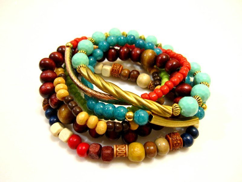 魔幻般的时刻(B)七圈手环手炼 - 手链/手环 - 其他材质 