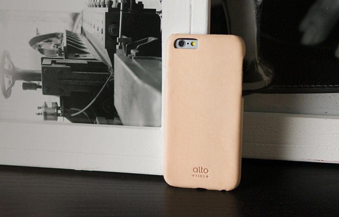Alto iPhone 6/6S  4.7寸 真皮手机壳背盖 Original - 原皮色_可加购定制文字雷雕 - 手机壳/手机套 - 真皮 白色