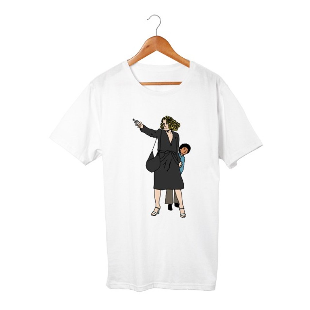 Gloria T-shirt - 男装上衣/T 恤 - 棉 灰色