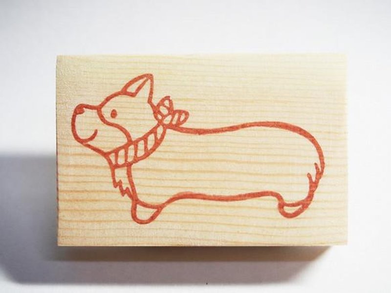 Scarf ☆ Corgi D-1 - 印章/印台 - 其他材质 