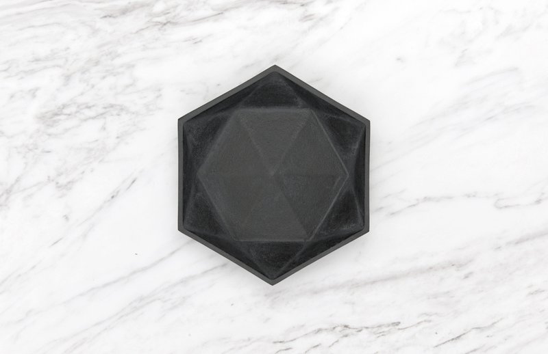 南部铁器六角器皿 - 植栽/盆栽 - 其他金属 黑色