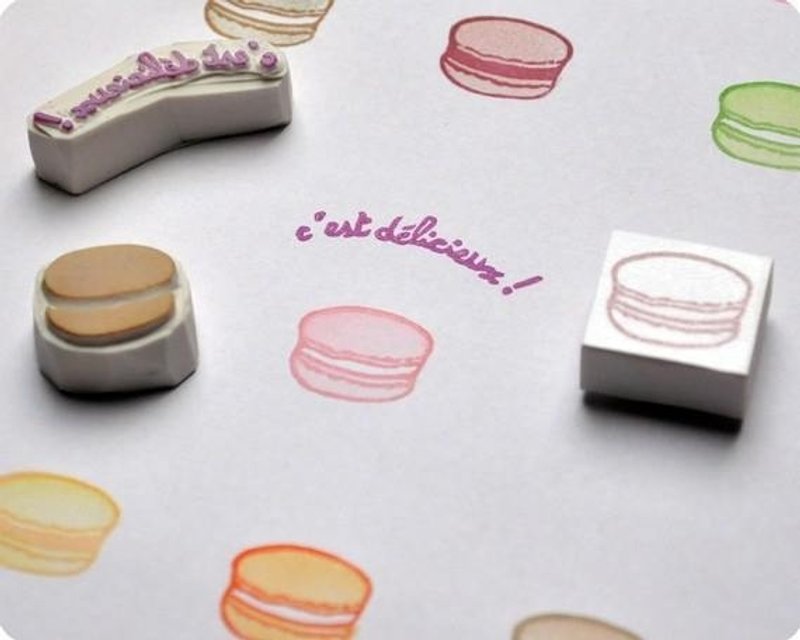 法国手作 马卡龙印章 - 印章/印台 - 其他材质 多色