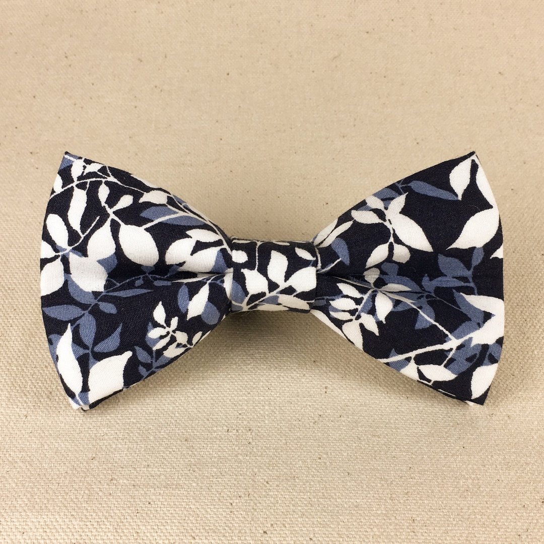 Mr.Tie 手工缝制领结 Hand Made Bow Tie 编号133 - 领带/领带夹 - 棉．麻 蓝色