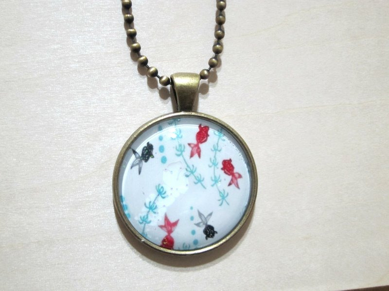 【捞金鱼】古铜项链 - 项链 - 其他金属 多色