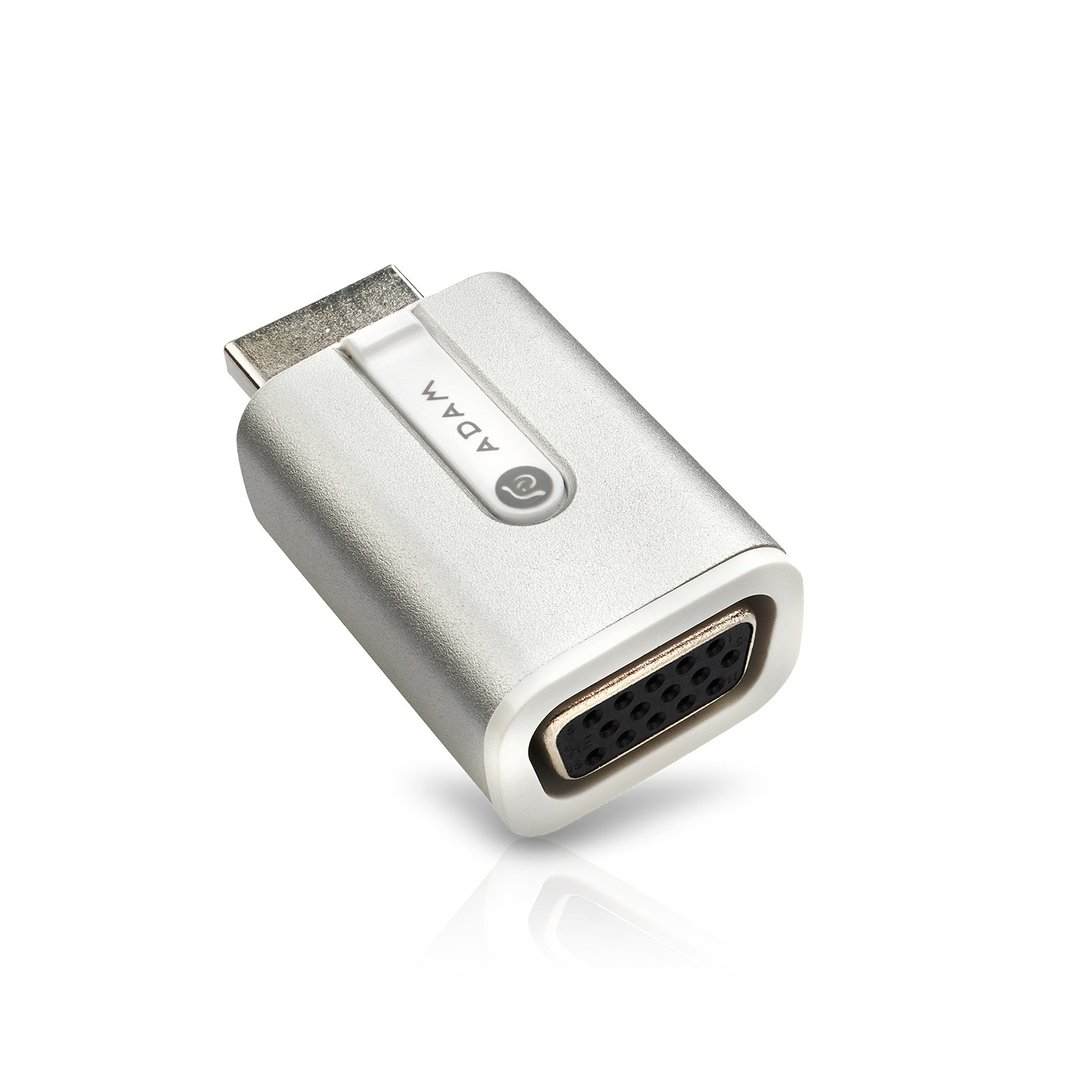 ADAM 亚果元素 M3 HDMI 对 VGA 转接器 - 充电宝/传输线 - 其他金属 灰色