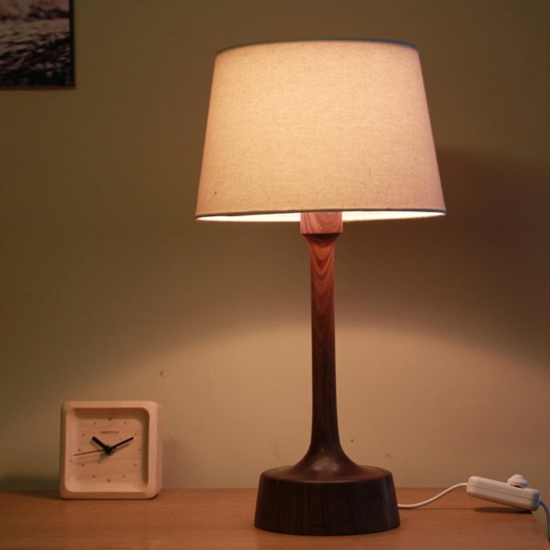 BROTHER 黑胡桃实木台灯 - 其他家具 - 木头 黑色