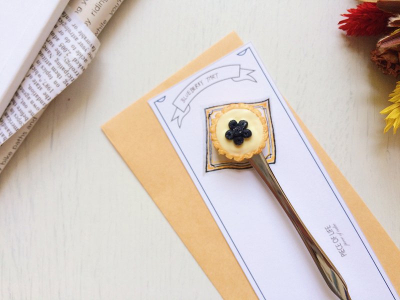 蓝莓塔/Blueberry Tart - 其他 - 粘土 金色