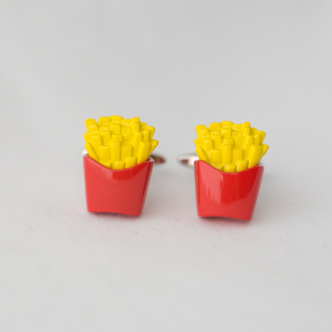 薯条 袖扣 CHIPS CUFFLINK - 袖扣 - 其他金属 