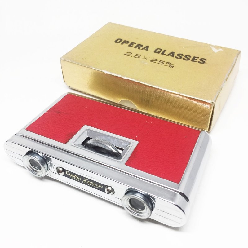 1960 年代古董望远镜design Lens 2.5x 日本制 - 其他 - 其他材质 红色