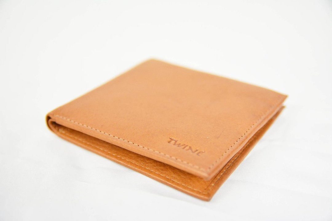 牛皮短夹＿棕色＿公平贸易 - 皮夹/钱包 - 真皮 橘色