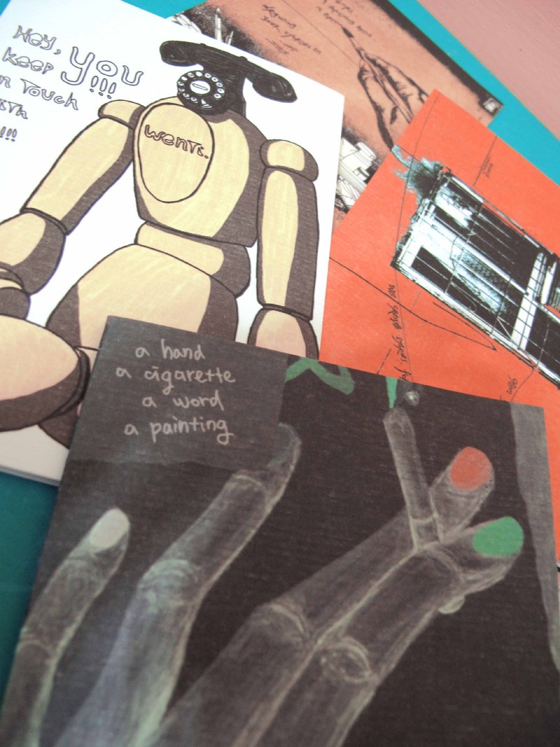 WenTi ''s cARd 纯手绘创作卡片，任选三张120 - 卡片/明信片 - 纸 橘色